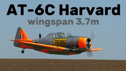 North American AT-6C Harvard | 3,7m giant scale RC airplane