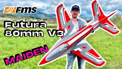 PERFECT MAIDEN • FMS Futura V3 80mm EDF Jet PNP
