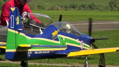 RC Força Aérea Brasileira Embraer T-27 Tucano (EMB-312) 2x Turbine