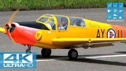 RC SAAB 91B-2 SAFIR 1:3,9 JAN LODNER (NOR) F4 SCALE