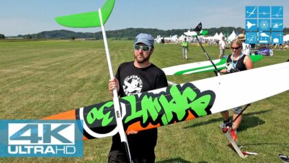 RC SPLINT 30 CARBON F3B GLIDER & KANTE SANSIBEAR CHRISTIAN