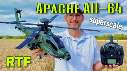 SUPERSCALE YU XIANG RC F11 APACHE AH-64 RTF Dual-Brushless |