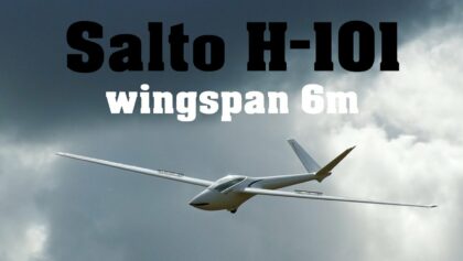 Salto H-101 | 6m giant scale RC glider | 4K