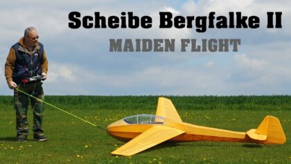 Scheibe Bergfalke II | 5,3m giant scale RC glider |