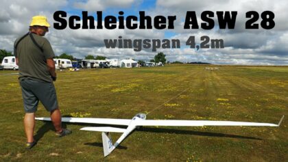 Schleicher ASW 28 | 4,2m scale RC glider | 4K