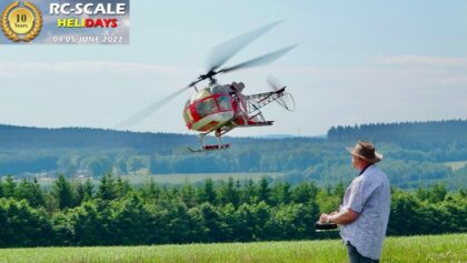 Spectacular Flight with a Beautiful RC Turbine Lama SA315B from