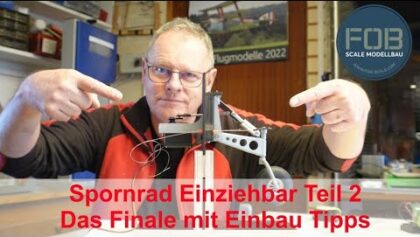 Spornrad Einziehbar DIY Teil2