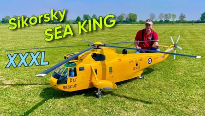 Stunning XXXL Sikorsky SH-3 Sea King Royal Air Force RC