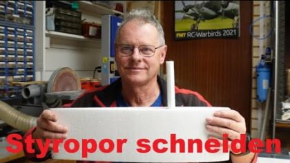Styro schneiden Vs. Tragflächen schneiden