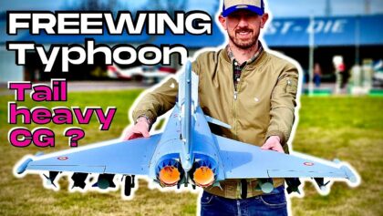 TAIL HEAVY ??? • NEW Freewing Eurofighter Typhoon 90mm EDF