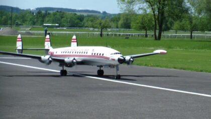 TWA Super Constellation RC Scale model Airplane fantastic detailed