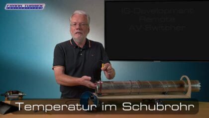 Temperatur im Schubrohr einer Turbine…