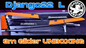 UNBOXING 3.0m GLIDER • Django22 L [30] RTF by SANSIBEAR