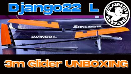 UNBOXING 3.0m GLIDER • Django22 L [30] RTF by SANSIBEAR