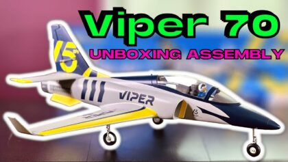 UNBOXING, ASSEMBLY & Jeti SETTINGS • FMS Viper V2 70mm