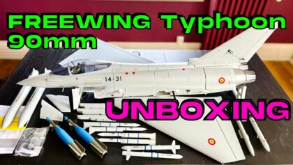 UNBOXING • NEW Freewing Eurofighter Typhoon 90mm EDF PNP RC