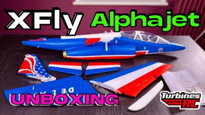UNBOXING • XFly-Model Alphajet 80mm EDF PNP RC PLANE •
