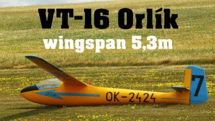 VT-16 Orlik | 5,3m giant scale RC glider | 4K