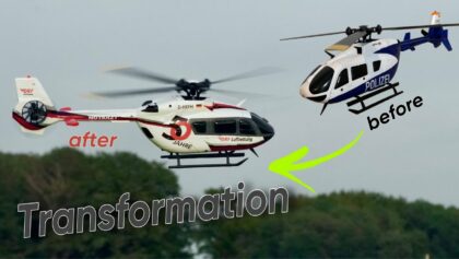 Verwandlung einer Polizei Amewi AFX135 in eine DRF 50 Jahre