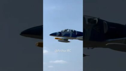 Very CLOSE and FAST Flyby L-39 Albatros #aviation #lowpass #rcplane