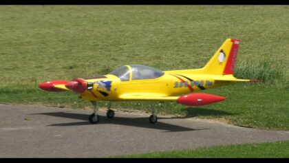 Waco YMF5 mit “WingwalkerGirl” + Siai Marchetti SF 260