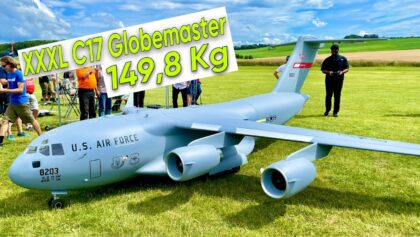 Worlds biggest C-17 Globemaster 6m full Carbon with 4 powerful
