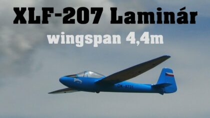 XLF-207 Laminar Reichard | 4,4m scale RC glider | 4K