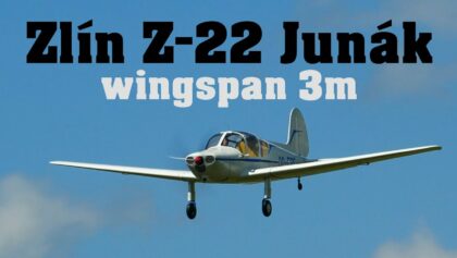 Zlin Z-22 Junak | 3m giant scale RC aircraft |
