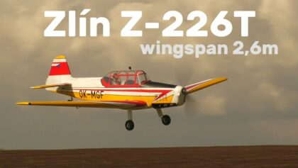 Zlin Z-226T | 2,6m scale RC aircraft | 4K |