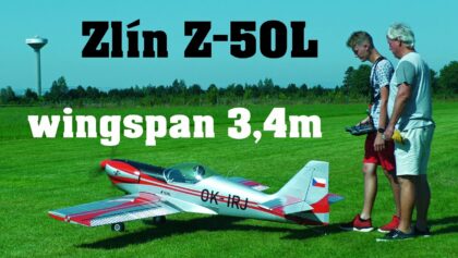 Zlin Z-50L | 3,4m giant scale RC airplane | 4K