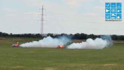 FANTASY TEAM 2X CARF VIPERJET RC TURBINE JET FORMATION FLIGHT