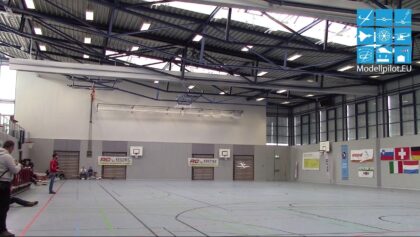 GERNOT BRUCKMANN (AUSTRIA) SINGLE FLIGHT DEUTSCHE MEISTERSCHAFT INDOOR KUNSTFLUG F3P