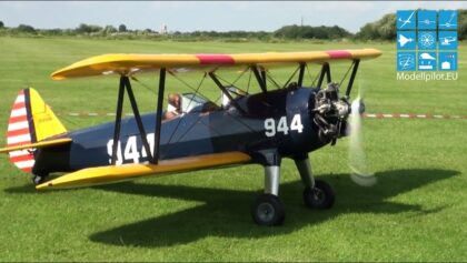 2X BOEING PT 17 (Stearman) & FOKKER E.III-XL RC FLIGHT