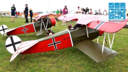 2X FOKKER D.VI RC FLIGHT INTERVIEW GREGOR TREML & HORST