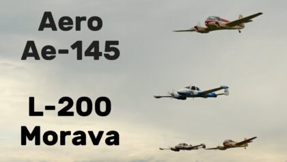 2x Aero Ae-145 | 2x L-200 Morava | 4K |