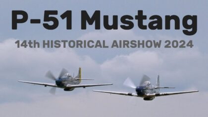 2x P-51 Mustang | 4K | 14th HISTORICAL AIRSHOW 2024