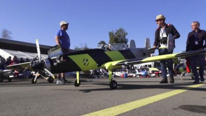 2x Swiss TurboProp RC Scale Airplanes Hausen Flightdays 2023