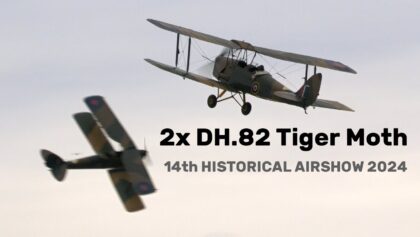 2x de Havilland DH.82 Tiger Moth | 4K | 14th