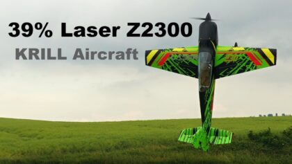 39% Laser Z2300 KRILL Aircraft | 3D aerobatic RC airplane