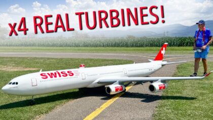 AIRBUS A340 – With x4 Real Kerosene Turbines!!