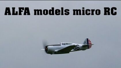 ALFA model micro RC scale airplanes | 4K | Jirice