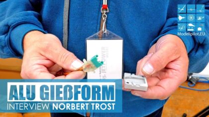 ALU GIEßFORM für MPX-STECKER LASER & FRÄSSERVICE TROST INTERVIEW NORBERT