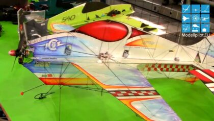 ARROW V6 XXL AEROMUSICAL DONATAS PAUZUOLIS INDOOR KUNSTFLUG F3P INTERMODELLBAU