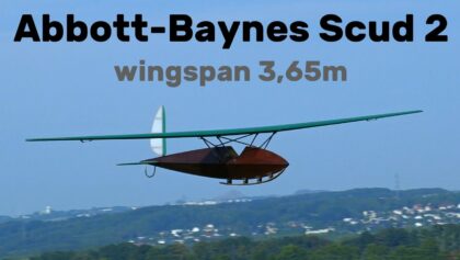 Abbott-Baynes Scud 2 | 3,65m scale RC glider | 4K