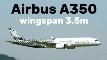 Airbus A350 | 3,5m giant EDF RC airplane | 4K