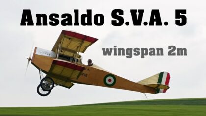 Ansaldo SVA 5 | scale RC biplane | 4K |