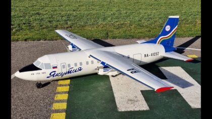 Antonov AN140 100 (Erstflug) + PWS 101 von Oldgliders
