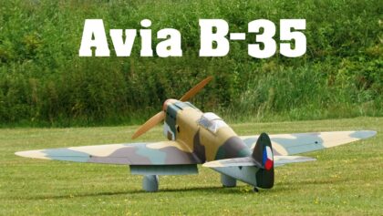 Avia B-35 | scale RC plane | 4K | Jirice