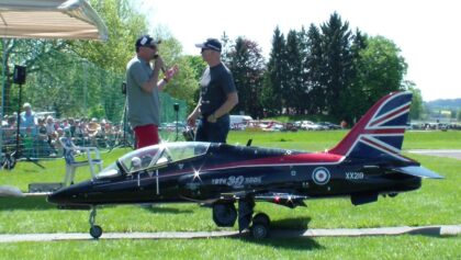 BAE HAWK BRITISH AEROSPACE TURBINE SCALE RC MODEL JET