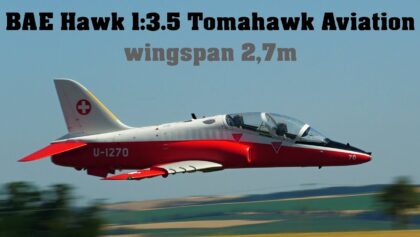 BAE Hawk 1:3.5 Tomahawk Aviation | 2,7m giant scale jet